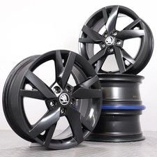 Alufelgen 17 Zoll Skoda Octavia IV NX Original Felgen Felgensatz Lyra 6,5x17ET46