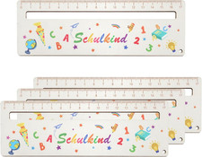 4 Stück Holz Lesezeichen