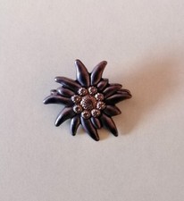 Edelweiß-Brosche: super adrett und neu