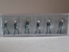 Preiser BRD BGS Beamte Einsatz mit Helm Schutzschild 10392 H0 1:87 OVP  6 Fig