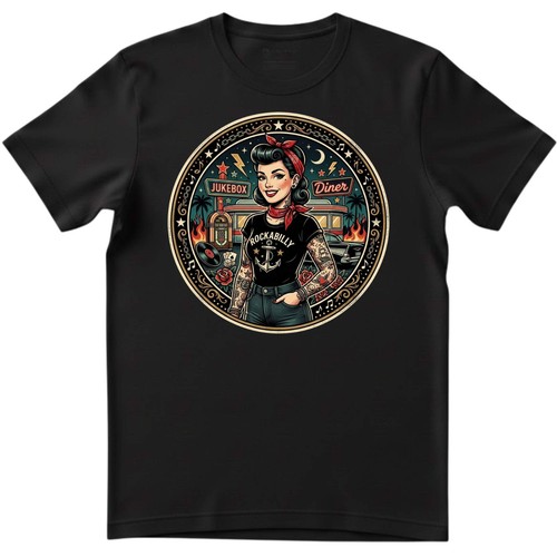 Herren shirt rockabilly - herren, t-shirt