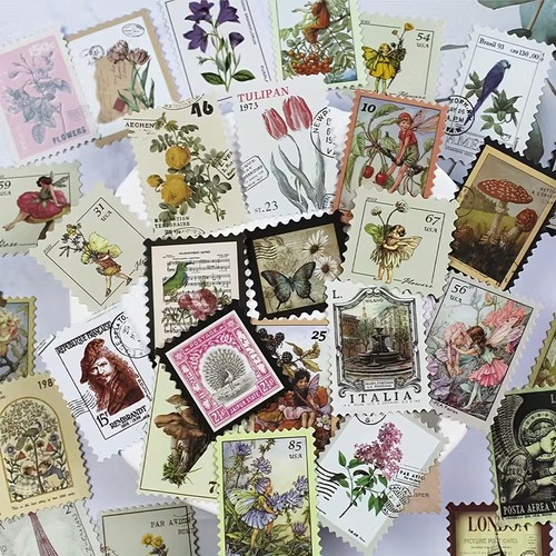 Botanische briefmarken sticker - botanische,