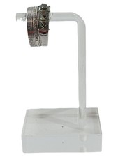 DKNY Damen Ring Silber Größe 15 Strass Elegant Modern