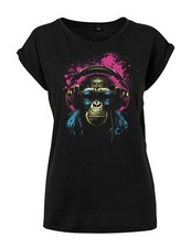 "Affe Headset" Damen Shirt