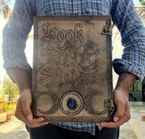 Book shadows leather - book, shadows,