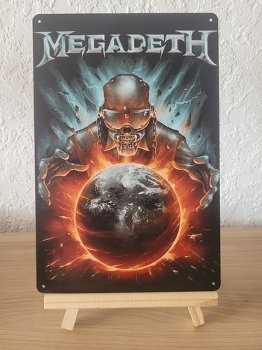 Megadeth blechschild 30 - blechschild, x