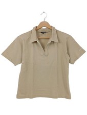 MARINE POOL Polo-Shirt Damen Shirt Gr. DE 38 wollweiß Casual-Look