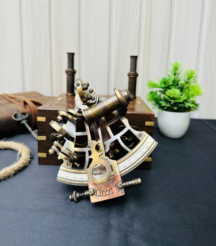 Antiker nautischer sextant aus - antiker,