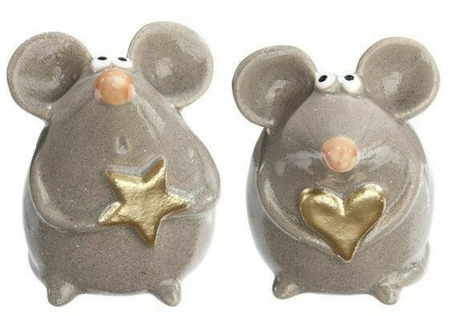 Keramik maus melli mit - maus,