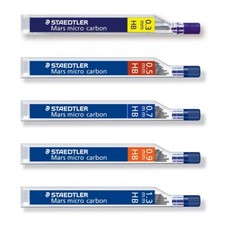 STAEDTLER Druckbleistiftmine Feinmine 0,3 0,5 0,7 0,9 1,3 [Stärke+Härte wählbar]