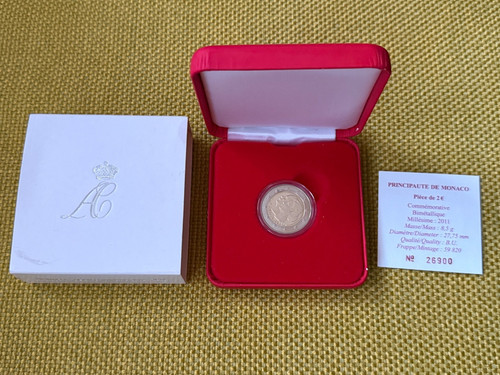 Monaco 2euro 2011 hochzeit - monaco,