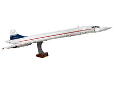 MOC Concorde Klemmbausteinset