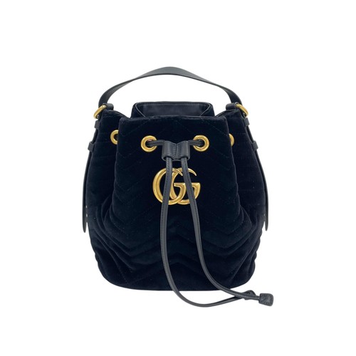 Gucci marmont velvet - marmont, bucket
