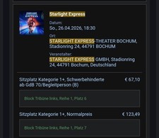 Starlight Express Bochum  2