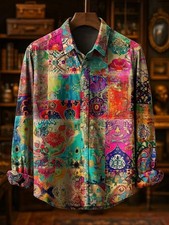 Herren Langarmshirt, Kunst