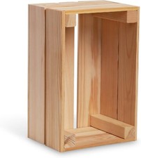 Vintage Holzkiste 30x20x15 - PINEEA Kleine Weinkiste - Dekorative Holzkiste