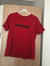 T-shirt rot blind Date M 38 f*ck the virus Schriftzug Shirt Oberteil