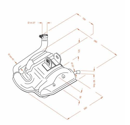 Auspuff sito plus vespa 125 - vespa, px
