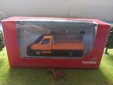 Herpa MB Sprinter 06 Kommunal Pritsche + Aufbau 1:87 H0 Modellauto OVP + Zubehör