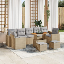 10tlg. Garten Sofa Set mit
