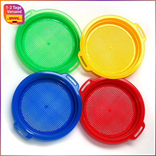 Sandsiebe 4er pack kunststoff - sandsiebe, 4er-pack