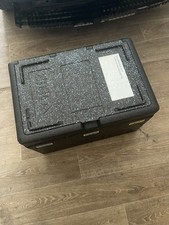 Thermobox Transportbox 16,5 L grau Isolierbox Kühlbox Warmhaltebox Styroporbox