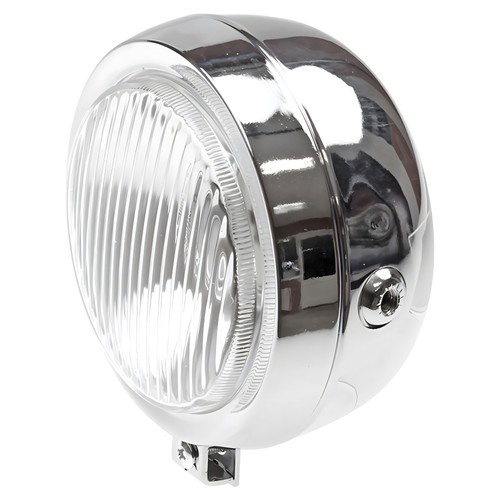 Scheinwerfer rund chrom für