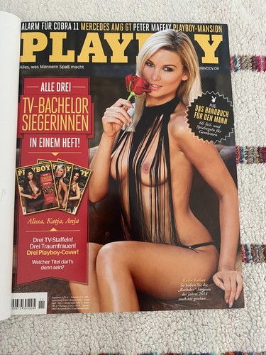 Ein playboy magazin mit - ein, cover