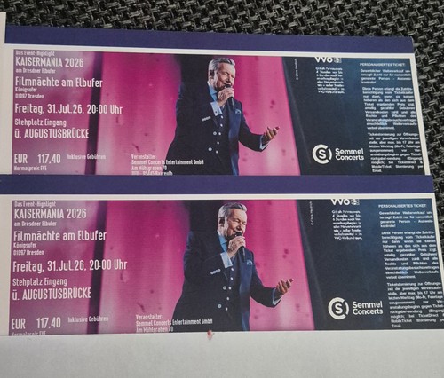 Tickets roland kaiser - roland,