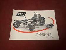 Original Prospekt Lanz  Alldog mit Kehr Fix Walzen Krümelegge Steinmeier