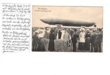 6F TEXT zur Notlandung Zeppelin-Luftschiff Z III Bülzig b.Wittenberg 30.8.1909