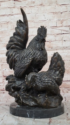 Alter gussbronze hahn - gussbronze,