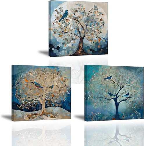 Piy painting blauer - painting, baum