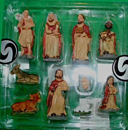 Krippenfiguren teilig 9 - 10-teilig, 1,9
