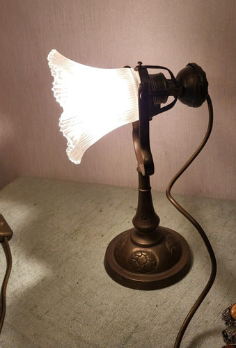 Tischlampe antik messing - tischlampe,