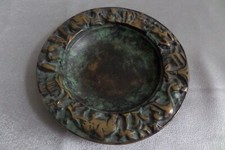 Bronze Messing  Schale ? * Elefant, Krieger, Kamel Bilder am Rand * Vintage