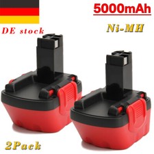2x 5000mAh 12V Ni-MH Akku Für Bosch BAT043,BAT045,PSR 1200,PSR 12-2,PAG 12V VE-2