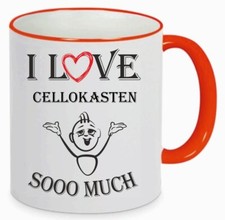 Kaffetasse love cellokasten - love,