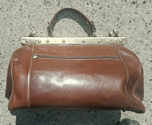Vintage leder arzttasche - vintage,