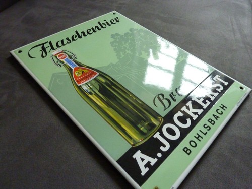Emaileschild flaschenbier - emaileschild,