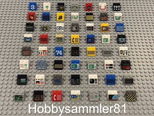 Lego schrägstein bedruckt - lego,