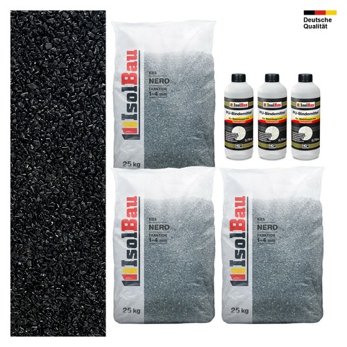 Steinteppich set nero 4mm - steinteppich,