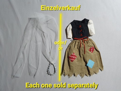 Kleidung barbie cinderella - 1x,