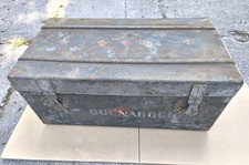 Paris um 1900 Malle Titan Reise Kiste Koffer Metall Blech Antik 