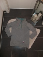 Sweatpulli Schalkragen Grün