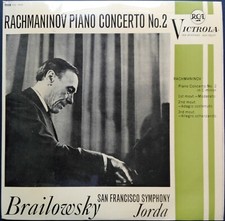 Rachmaninov - Piano Concerto No. 2, BRAILOWSKY, JORDÁ, SFO, RCA Victrola, MONO