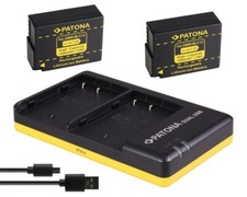 2 x Akku + Dual-Ladegerät