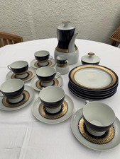 KaffeeserviceThomas Rotunda Kobaltblau Goldbordüre Tapio Wirkkala