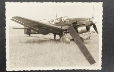 Foto Wk2 Luftwaffe Stuka Bomber Junkers Ju Staffelwappen Adler Kennzeichen Bild