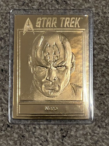 Danbury mint star trek 22ct - -,